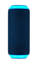 onn Medium Rugged Speaker with Bluetooth Wireless Technology and LED Lighting, Navy
