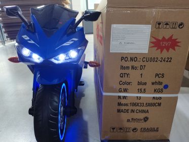 Electric motorcycle/ 12 V Kids toys motorcycle/Kids electric car/electric ride on toys for 3 4 5 6 years Boys Girls with Training Wheels/manual t