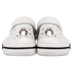 Headlights for Shoes;  2Pcs LED Light for Clogs IPX5 Waterproof Shoes Lights Charms for Dog Walking;  Handy Camping;  lasting 72 hours glow;  Sui (Color: Golden)