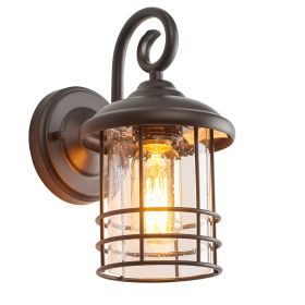 Outdoor wall light (Color: Oil Rubbed Bronze)